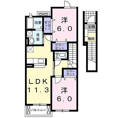 滋賀県栗東市上砥山 手原駅 2LDK アパート 賃貸物件詳細