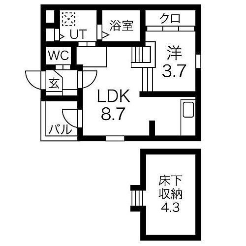 愛知県名古屋市西区天塚町2丁目 庄内通駅 1LDK アパート 賃貸物件詳細