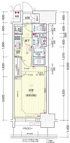 愛知県名古屋市中区新栄3丁目 新栄町駅 1K マンション 賃貸物件詳細