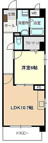 愛知県名古屋市西区十方町 尾張星の宮駅 1LDK マンション 賃貸物件詳細