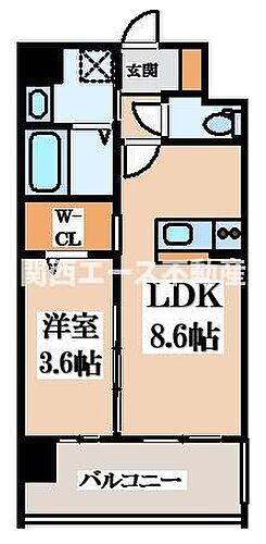 大阪府東大阪市長田西2丁目 長田駅 1LDK マンション 賃貸物件詳細