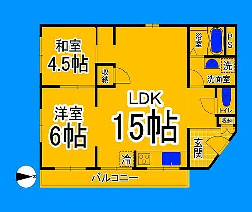 大阪府大阪市住吉区墨江2丁目 沢ノ町駅 2LDK マンション 賃貸物件詳細