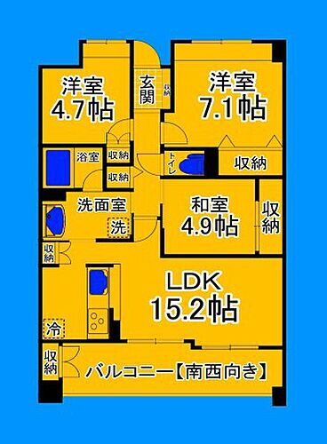 大阪府堺市北区長曽根町 なかもず駅 3LDK マンション 賃貸物件詳細