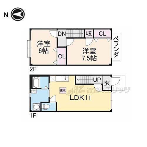 滋賀県長浜市小堀町 長浜駅 2LDK 一戸建て 賃貸物件詳細