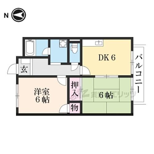 滋賀県長浜市宮司町 長浜駅 2DK アパート 賃貸物件詳細