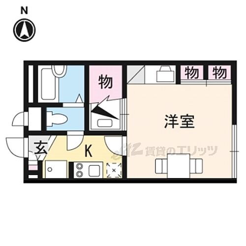 奈良県天理市指柳町 天理駅 1K アパート 賃貸物件詳細