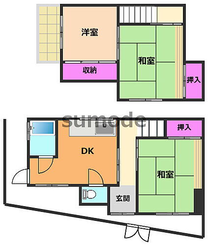 大阪府茨木市主原町 茨木市駅 3DK 一戸建て 賃貸物件詳細