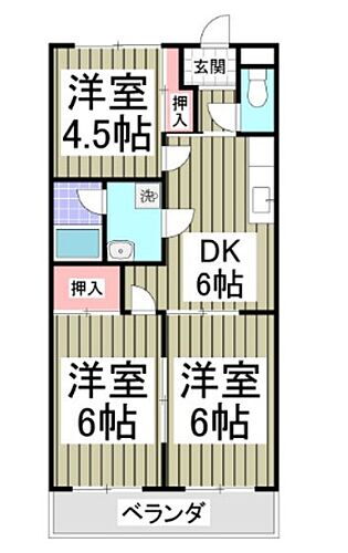 埼玉県坂戸市八幡1丁目11-26 坂戸駅 3DK マンション 賃貸物件詳細