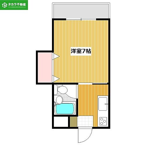 ａｓｕｌ寒田（旧・寒倉ビル） 2階 1K 賃貸物件詳細