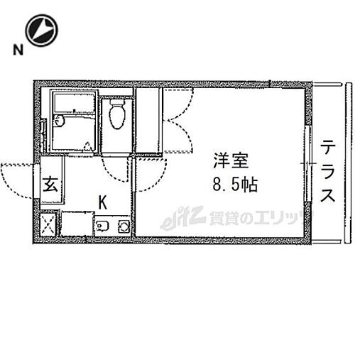 大阪府枚方市堂山2丁目 宮之阪駅 1K アパート 賃貸物件詳細