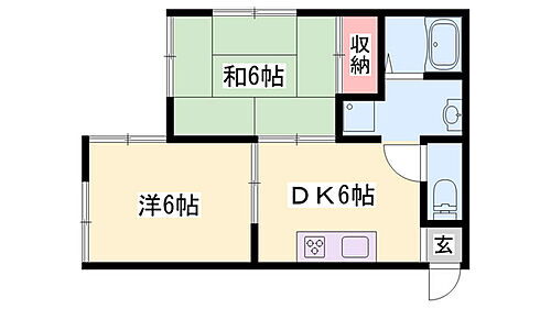 ドミール中津 2階 2DK 賃貸物件詳細