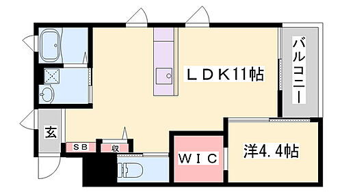 兵庫県加古川市加古川町本町 加古川駅 1LDK アパート 賃貸物件詳細