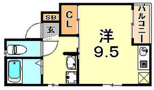 兵庫県神戸市中央区大日通7丁目 灘駅 ワンルーム マンション 賃貸物件詳細