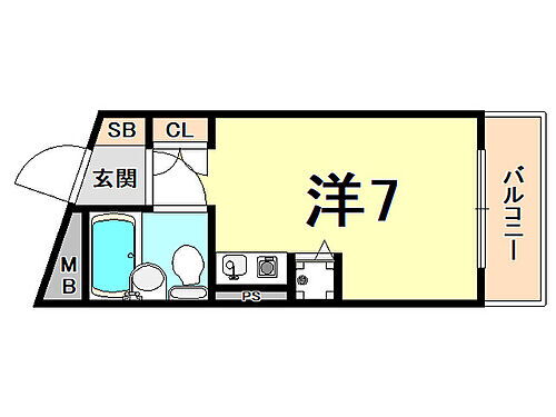 フローレンス夙川 1階 ワンルーム 賃貸物件詳細