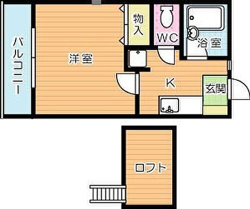 福岡県北九州市小倉南区北方2丁目24-31 競馬場前駅 1K アパート 賃貸物件詳細