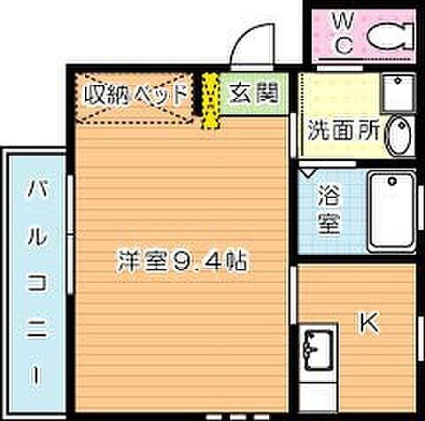 福岡県北九州市小倉北区下富野4丁目17-22-1 小倉駅 1K アパート 賃貸物件詳細