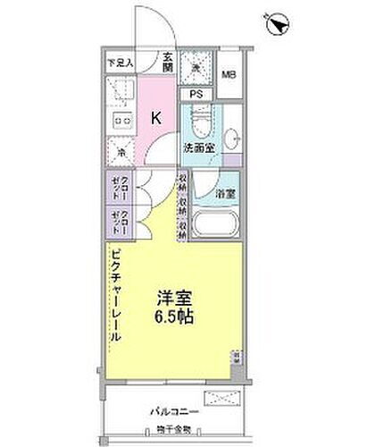 東京都品川区西五反田6丁目 戸越駅 1K マンション 賃貸物件詳細