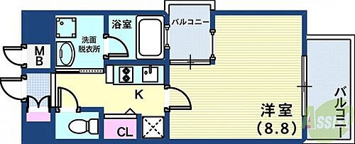 兵庫県神戸市中央区熊内橋通5丁目 新神戸駅 1K マンション 賃貸物件詳細