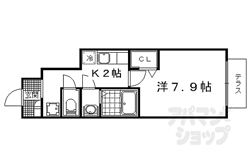滋賀県大津市大江4丁目 瀬田駅 1K アパート 賃貸物件詳細