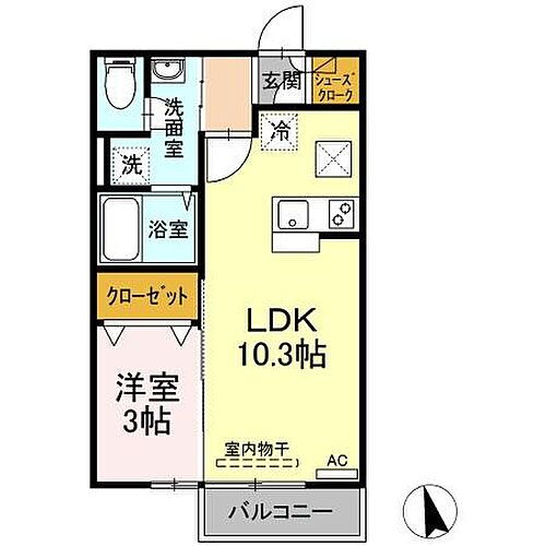 香川県高松市木太町 元山駅 1LDK アパート 賃貸物件詳細