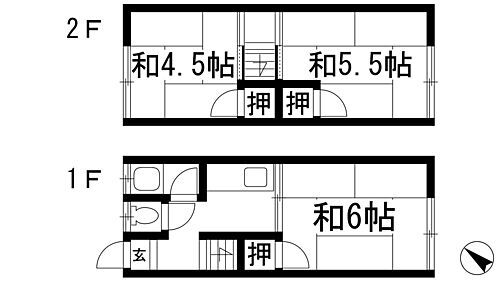 兵庫県川西市東畦野3丁目 畦野駅 3K 一戸建て 賃貸物件詳細