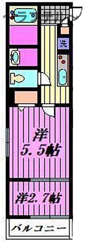 埼玉県所沢市上新井2丁目 西所沢駅 2K アパート 賃貸物件詳細