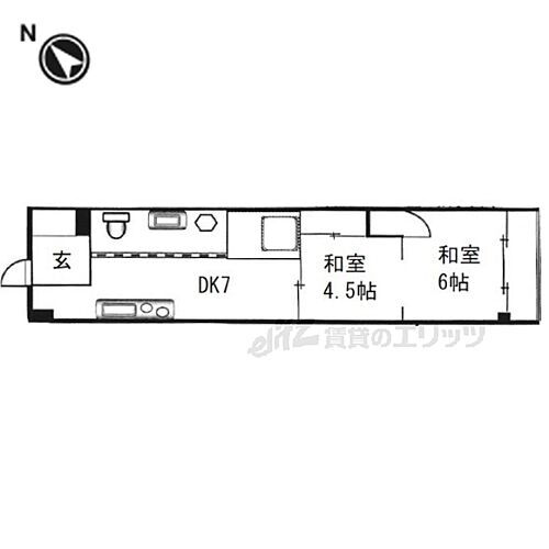 ロイヤルハイツ東生駒 3階 2DK 賃貸物件詳細