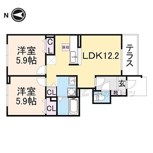 奈良県葛城市竹内 磐城駅 2LDK アパート 賃貸物件詳細