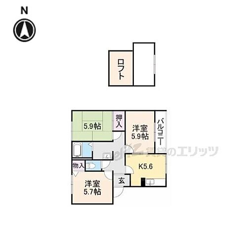 奈良県御所市大字蛇穴 近鉄御所駅 3K アパート 賃貸物件詳細