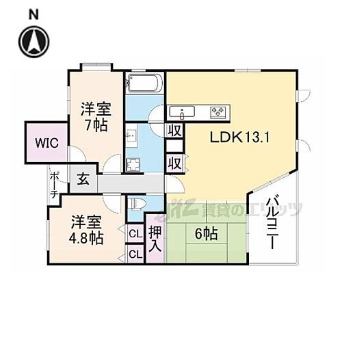 奈良県奈良市肘塚町 京終駅 3LDK マンション 賃貸物件詳細