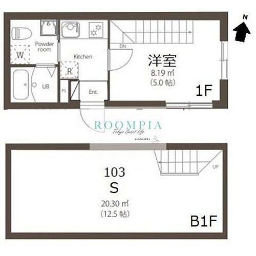 東京都目黒区下目黒2丁目14-8 不動前駅 1SK マンション 賃貸物件詳細