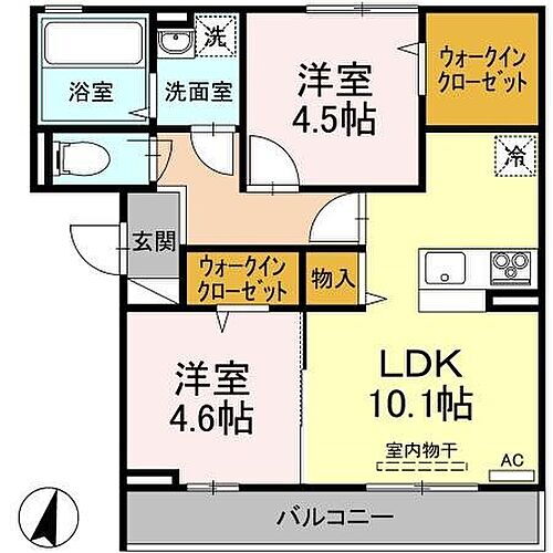 新潟県新潟市中央区新和2丁目5番16号 新潟駅 2LDK アパート 賃貸物件詳細