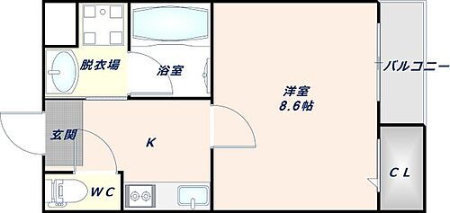 大阪府大阪市生野区桃谷3丁目 桃谷駅 1K アパート 賃貸物件詳細