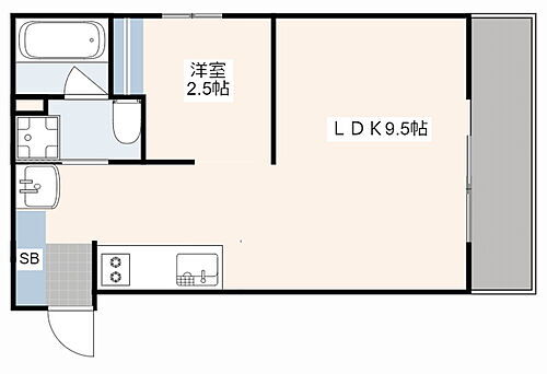 広島県安芸郡海田町成本 海田市駅 1LDK アパート 賃貸物件詳細