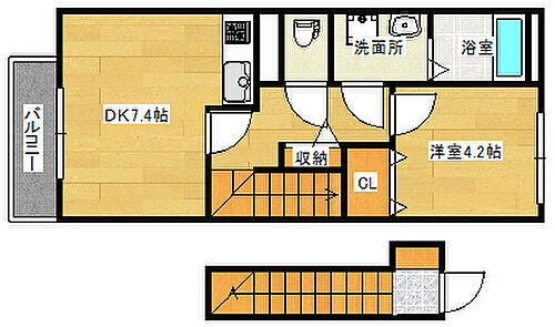 広島県広島市東区矢賀1丁目 矢賀駅 1DK アパート 賃貸物件詳細