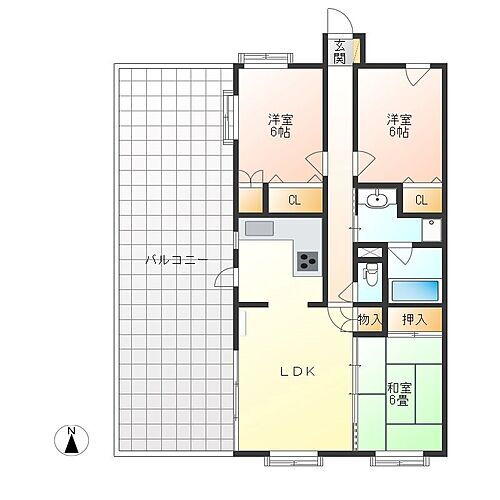 栃木県宇都宮市東宿郷3丁目5-24 宇都宮駅 3LDK マンション 賃貸物件詳細