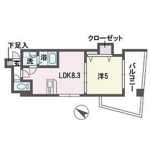 アヴァンセ那の川 3階 1LDK 賃貸物件詳細