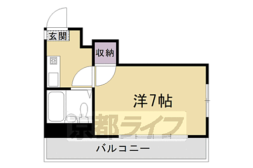 京都府京都市右京区常盤馬塚町 太秦駅 1K アパート 賃貸物件詳細