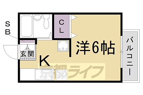 京都府京都市右京区山ノ内赤山町 西院駅 1K アパート 賃貸物件詳細