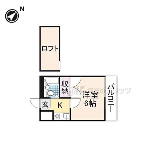 奈良県生駒市東松ケ丘 生駒駅 1K アパート 賃貸物件詳細