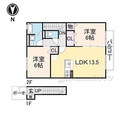 奈良県北葛城郡王寺町本町3丁目 王寺駅 2LDK アパート 賃貸物件詳細