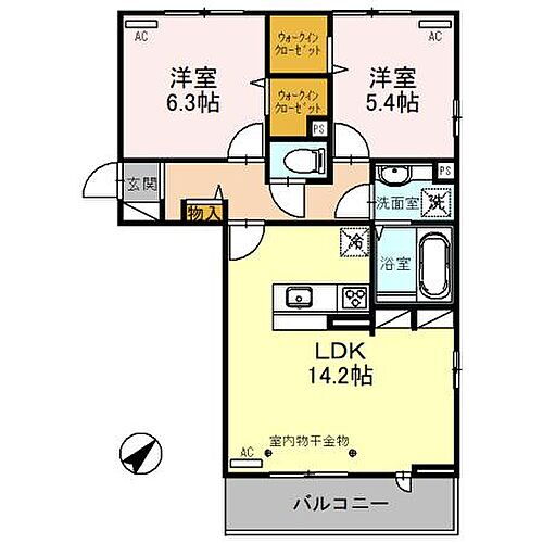 Ｄ－ＲＯＯＭ連取町 3階 2LDK 賃貸物件詳細