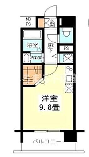 レジディア靱公園 4階 ワンルーム 賃貸物件詳細