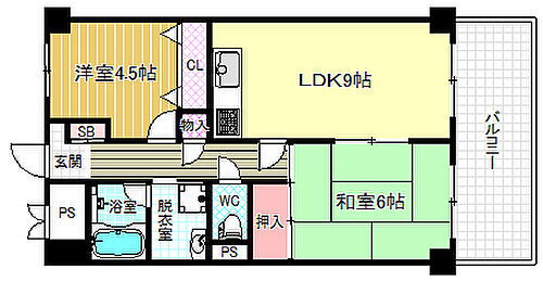 大阪府大阪市福島区鷺洲3丁目10-13 野田阪神駅 5LDK マンション 賃貸物件詳細