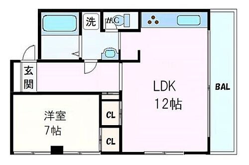 レックスアシヤ 4階 1LDK 賃貸物件詳細