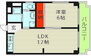 城南コーポ 間取図