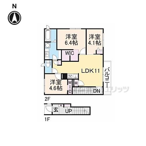 カサ・ディ・ファミリアＩＩ 2階 3LDK 賃貸物件詳細