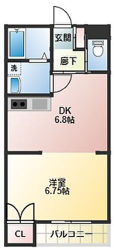 イーストパレスＹ－３ 2階 1DK 賃貸物件詳細