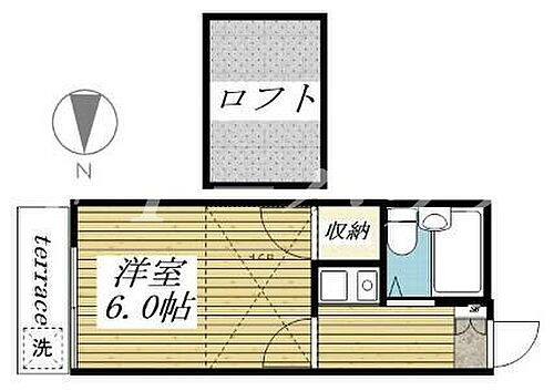 千葉県船橋市前原東2丁目 津田沼駅 1K アパート 賃貸物件詳細