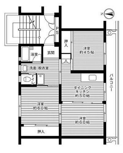 香川県さぬき市鴨庄4601-2 琴電志度駅 3DK マンション 賃貸物件詳細